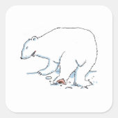 Polar Beer grote vierkante stickers vel (Voorkant)
