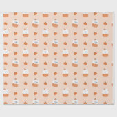 Polar Beer Halloween Cadeaupapier (Vlak)