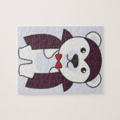Polar Beer Halloween Cute Devil Kinder Vampire Jig Legpuzzel (Horizontaal)