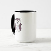 Polar Beer Halloween Cute Devil Kinder Vampire Mok (Voorkant links)