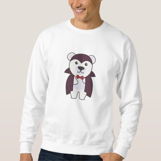 Polar Beer Halloween Cute Devil Kinder Vampire Trui (Voorkant)