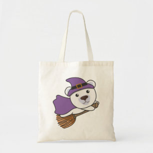 Polar Beer Halloween heks Kinder heks kostuum to Tote Bag