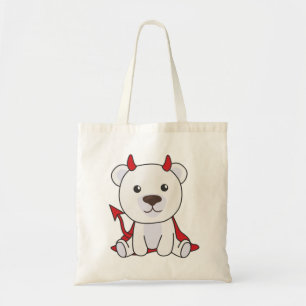Polar Beer Halloween Leuke Duivel Kinder Heksen Ta Tote Bag
