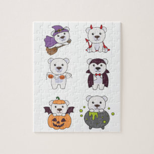 Polar Beer Halloween Witch Devil Pumpkin Vampire J Legpuzzel