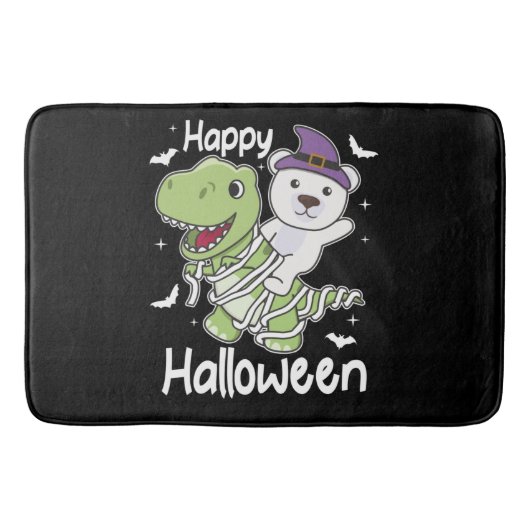 Polar Beer Happy Halloween T-rex Mummy Costume Badmat (Voorkant)