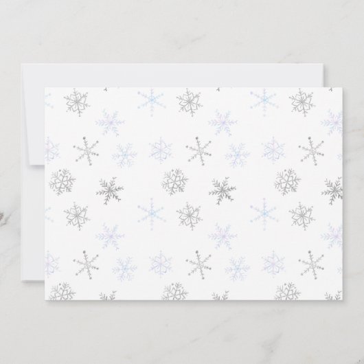 Polar Beer Het is koud buiten het Baby shower Kaart (Achterkant)