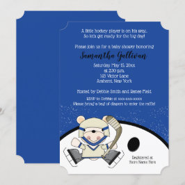 Polar Beer Hockey Sports Baby shower Kaart
