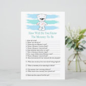 Polar beer Hoe goed ken je het baby shower spel? (Staand voorkant)