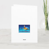 Polar Beer Hug Feestdagen Kaart (Achterkant)