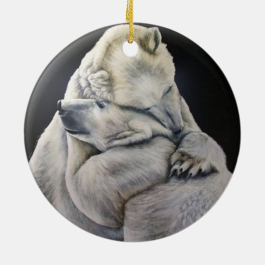 Polar Beer Hug Ornament (Achterkant)
