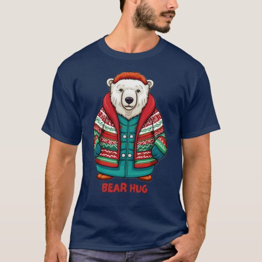 Polar Beer Hug T-shirt (Voorkant)