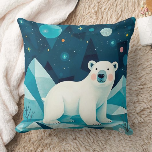 Polar Beer illustratie Kussen (Deken)
