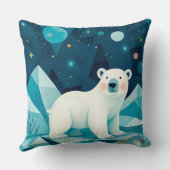 Polar Beer illustratie Kussen (Achterkant)