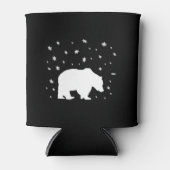 Polar Beer in de sneeuw Blikjeskoeler (Voorkant)