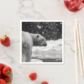 Polar Beer in de sneeuw Servet (Insitu)