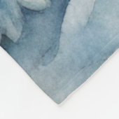 Polar Beer in de winter Fleece Deken (Hoek)