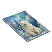 Polar Beer in de winter Notitieboek (Rechterzijde)