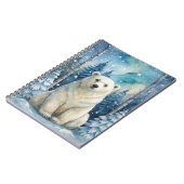 Polar Beer in de winter Notitieboek (Linkerzijde)