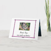 Polar Beer in het gebed Verjaardag Kaart (Achterkant)