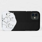 Polar Beer IPhone 5 Hoesje 3 Beren Iphone Case (Achterkant (horizontaal))
