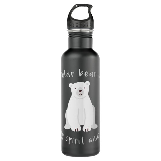 Polar Beer is mijn diertje - Cute Kawaii Beer Waterfles (Voorkant)