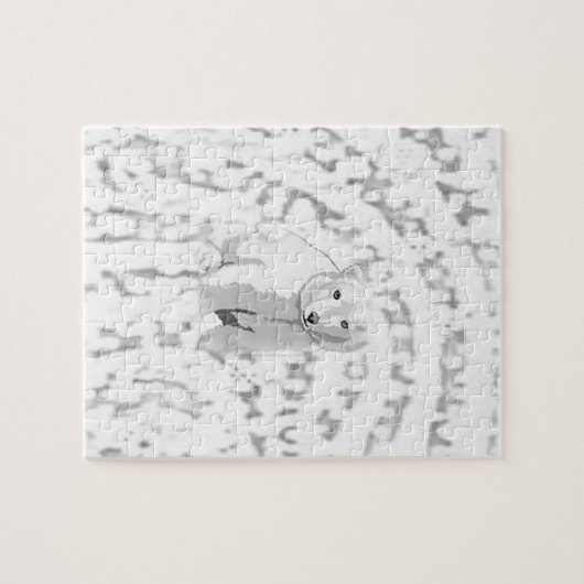 Polar Beer Jigzaag Puzzle Legpuzzel (Horizontaal)