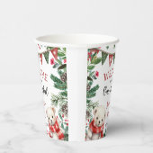 Polar Beer Kerst 1e verjaardag Papieren Bekers (Rechts)