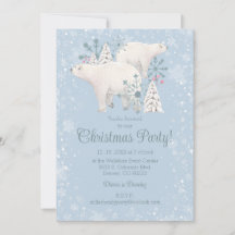 Polar Beer Kerst Feest Uitnodiging