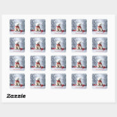 Polar Beer Kerst Vakantie Sticker (Vel)