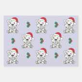 Polar Beer Kerst Winter Dieren Vakantie Beren Inpakpapier Vel (Voorkant)