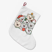 Polar Beer kerstboom Funny Animal Pasen Grote Kerstsok (Voorkant (Hangend))