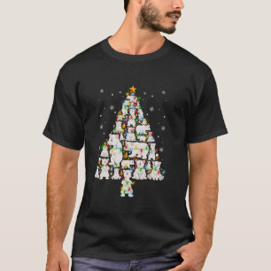 Polar Beer Kerstboom Funny Ugly Christmas Pol T-shirt