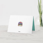 Polar Beer Kerstboom & Igloo Inspirerend Feestdagen Kaart (Achterkant)