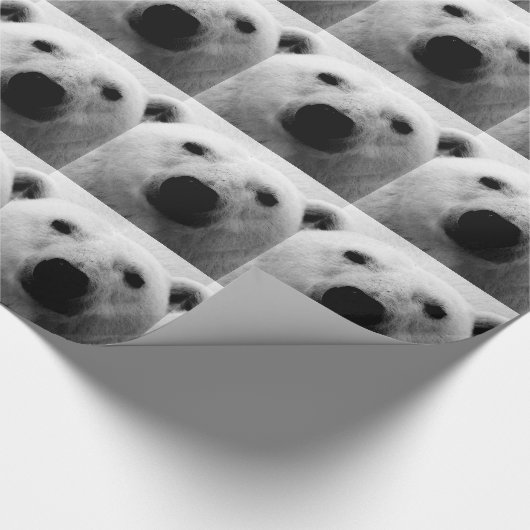 Polar Beer kerstcadeaupapier Cadeaupapier (Hoek)