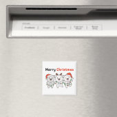 Polar Beer kerstdieren Polar Beren Merry Magneet (Insitu (Vaatwasser))