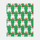 Polar beer kerstkerstkerstkerstkerstkerstkerstman  fleece deken (Voorkant)