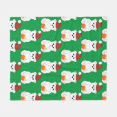 Polar beer kerstkerstkerstkerstkerstkerstkerstman  fleece deken (Voorkant (Horizontaal))