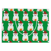 Polar beer kerstkerstkerstkerstkerstkerstkerstman groot cadeauzakje (Achterkant)