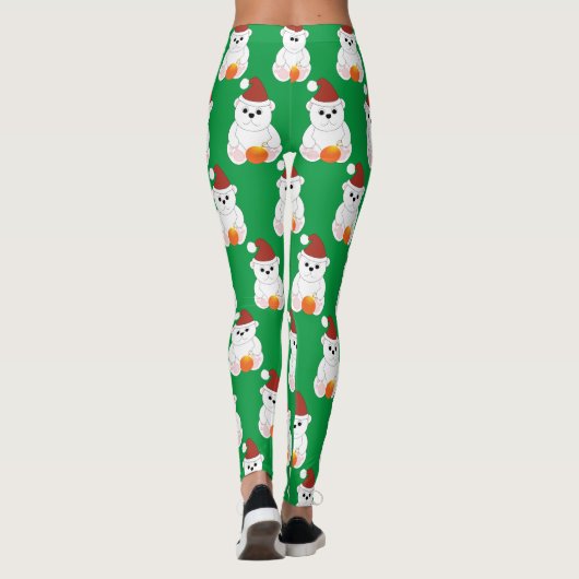 Polar beer kerstkerstkerstkerstkerstkerstkerstman  leggings (Achterkant)