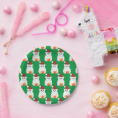 Polar beer kerstkerstkerstkerstkerstkerstkerstman  papieren bordje (Feest)