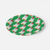 Polar beer kerstkerstkerstkerstkerstkerstkerstman  papieren bordje (Gekanteld)