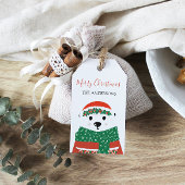 Polar Beer Kerstmis Familienaam Cadeaulabel