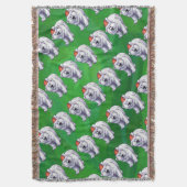 Polar Beer Kerstmis: groen Deken (Voorkant Verticaal)