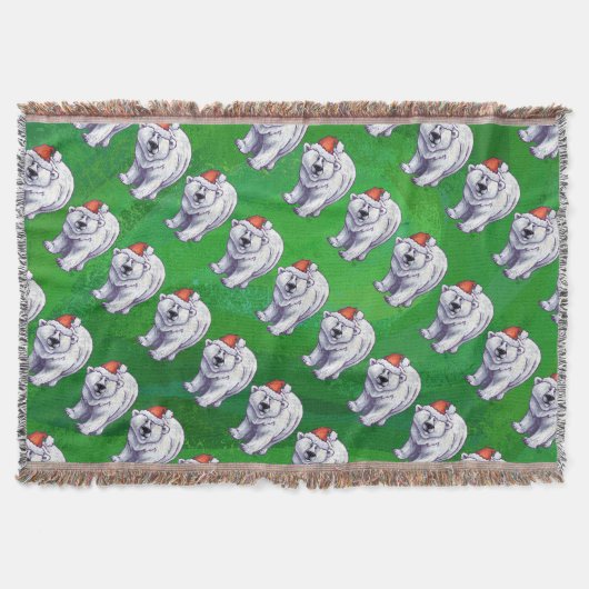 Polar Beer Kerstmis: groen Deken (Voorkant)