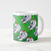 Polar Beer Kerstmis: groen Grote Koffiekop (Voorkant rechts)