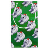 Polar Beer Kerstmis: groen Klein Cadeauzakje (Achterkant)