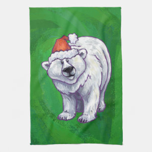 Polar Beer Kerstmis: groen Theedoek