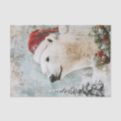  Polar Beer Kerstmiswinter winterleeftijd Decoupag Tissuepapier (Voorkant)