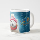 Polar Beer Kerstmuts en sjaal Grote Koffiekop (Voorkant rechts)