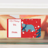 Polar Beer Kerstnaam labels (Aangebracht)